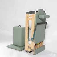Pilates Reformer Machine Built for Home Studios, Foldable Design, Rock Maple Construction, Multiple Springs