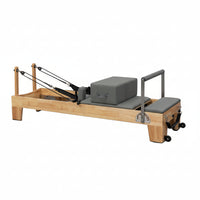 Pilates Reformer Built for Studio Excellence, Solid Wood, 100cm Range, 3-Stage Stopper
