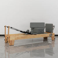 Pilates Reformer Built for Studio Excellence, Solid Wood, 100cm Range, 3-Stage Stopper