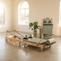Foldable Pilates Reformer Pilates Machine Reformer Folding Pilates Reformer — Studio Shot