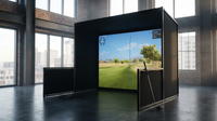 Simbox Golf Simulator Enclosure - 7 Sizes Available — Lifestyle