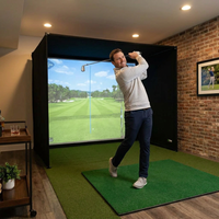Simbox Golf Simulator Enclosure - 7 Sizes Available — Lifestyle