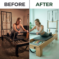 Wooden Pilates Reformer — Before & After