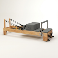 Wooden Pilates Reformer — Studio Shot
