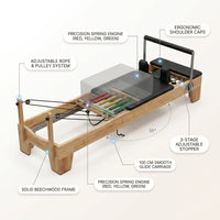 Wooden Pilates Reformer — How It Works